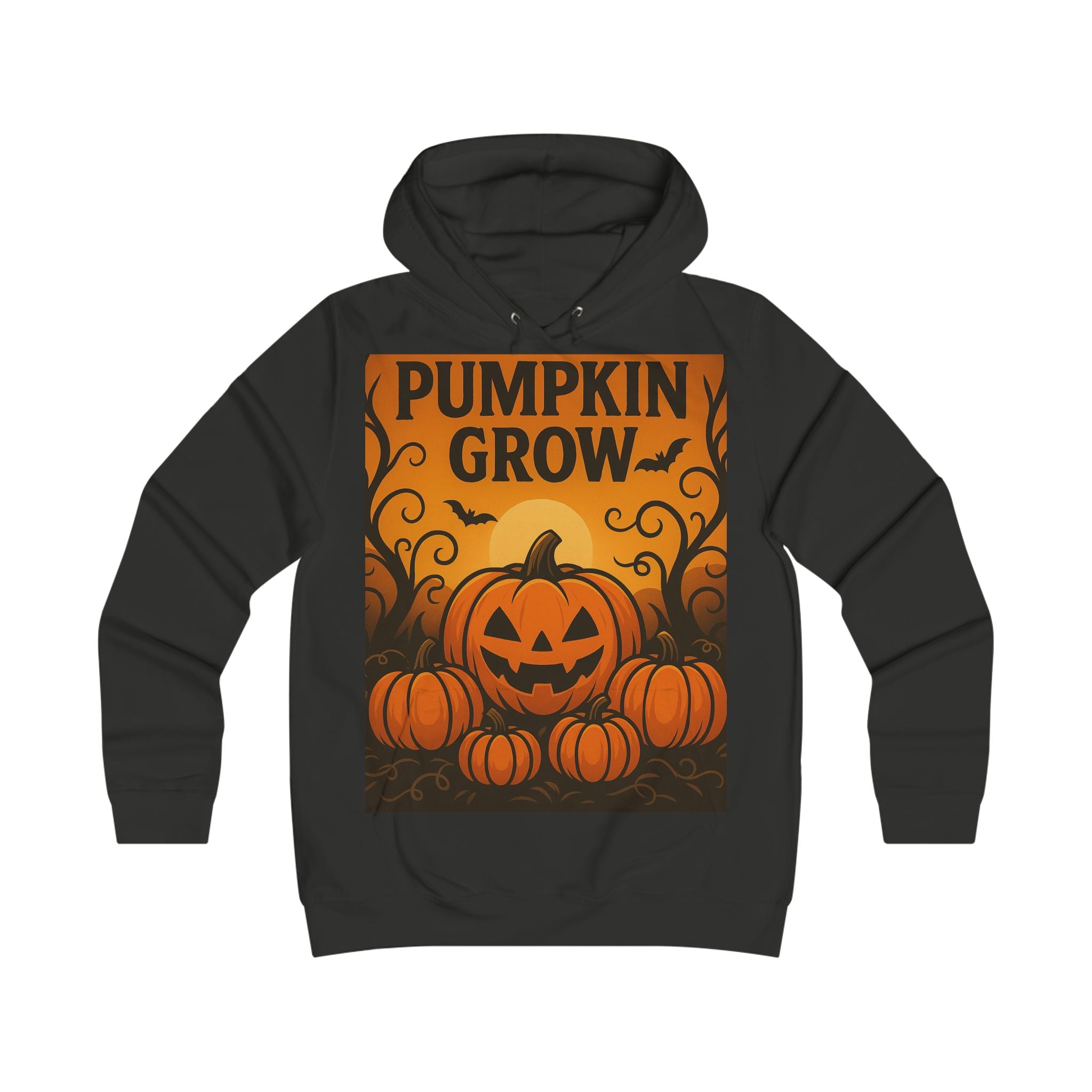 Pumpkin Grow Hoodie, Fall Sweater, Halloween Gift, College Sweatshirt, Cozy Autumn Apparel