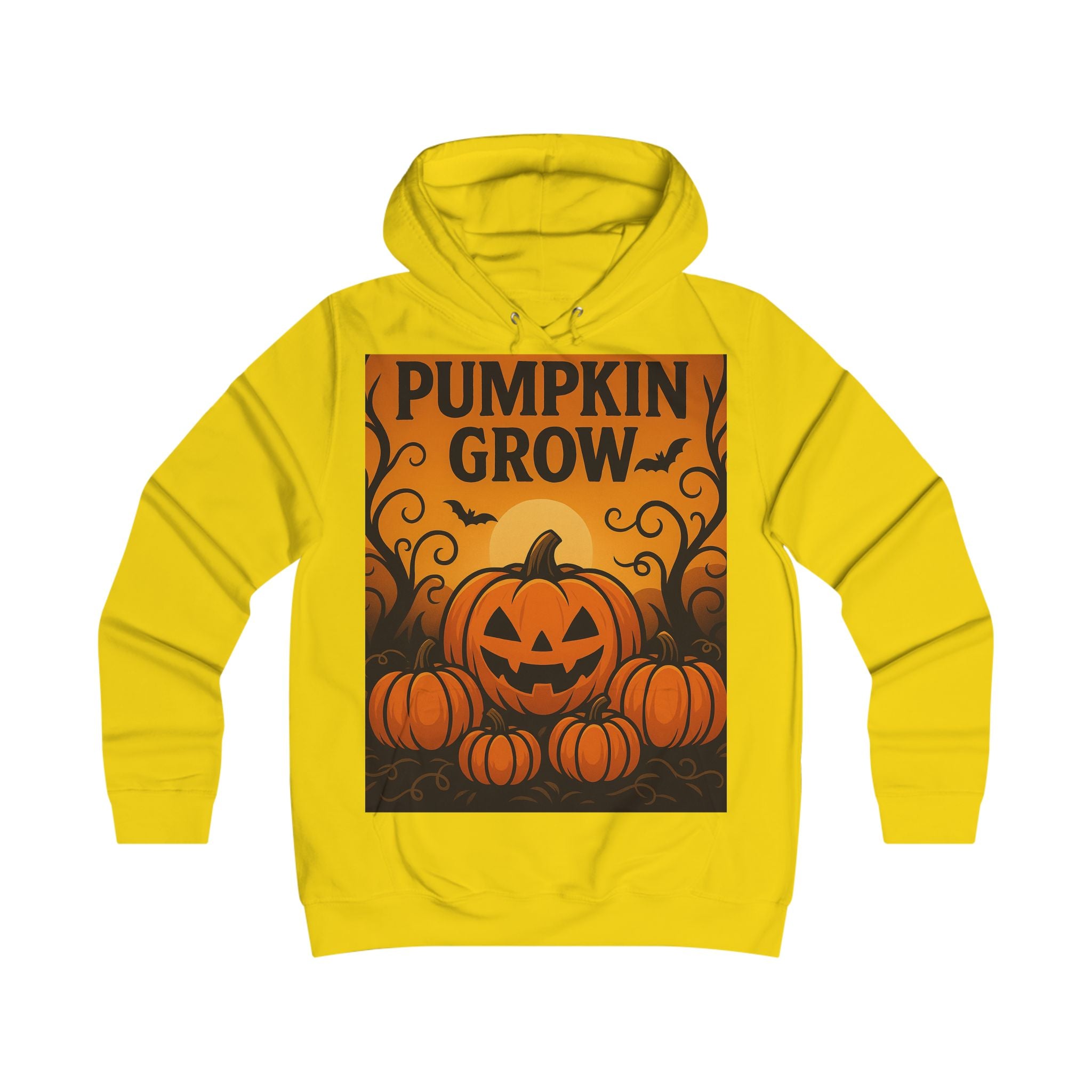 Pumpkin Grow Hoodie, Fall Sweater, Halloween Gift, College Sweatshirt, Cozy Autumn Apparel