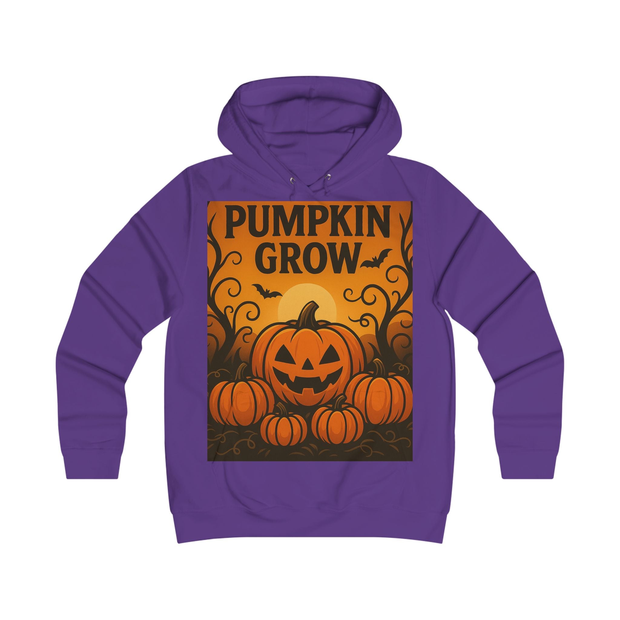 Pumpkin Grow Hoodie, Fall Sweater, Halloween Gift, College Sweatshirt, Cozy Autumn Apparel