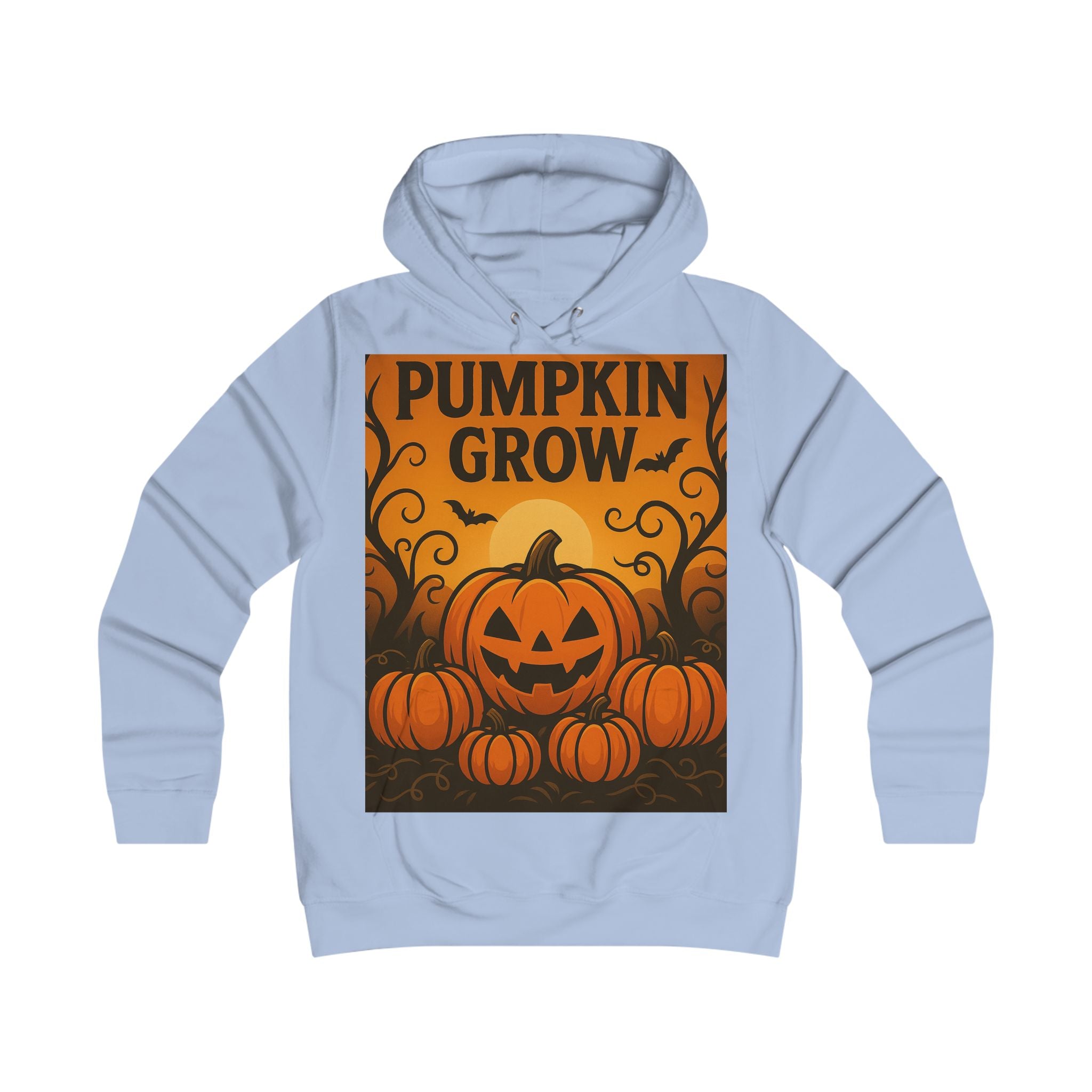 Pumpkin Grow Hoodie, Fall Sweater, Halloween Gift, College Sweatshirt, Cozy Autumn Apparel