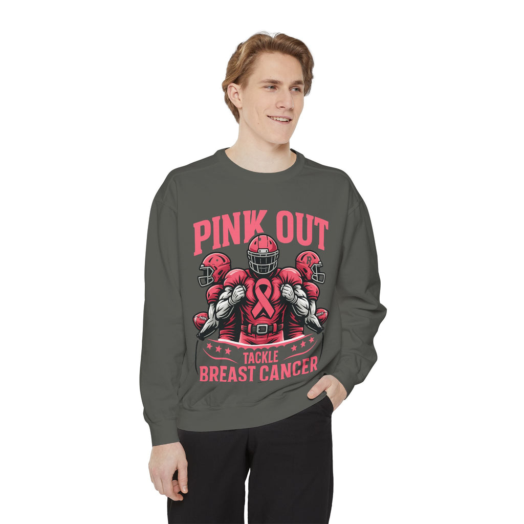 Breast Cancer Awareness Sweatshirt, Pink Out Tackle Breast Cancer Unisex Sweatshirt, Fundraising Apparel, Charitable Wear, Sports Fan [...]