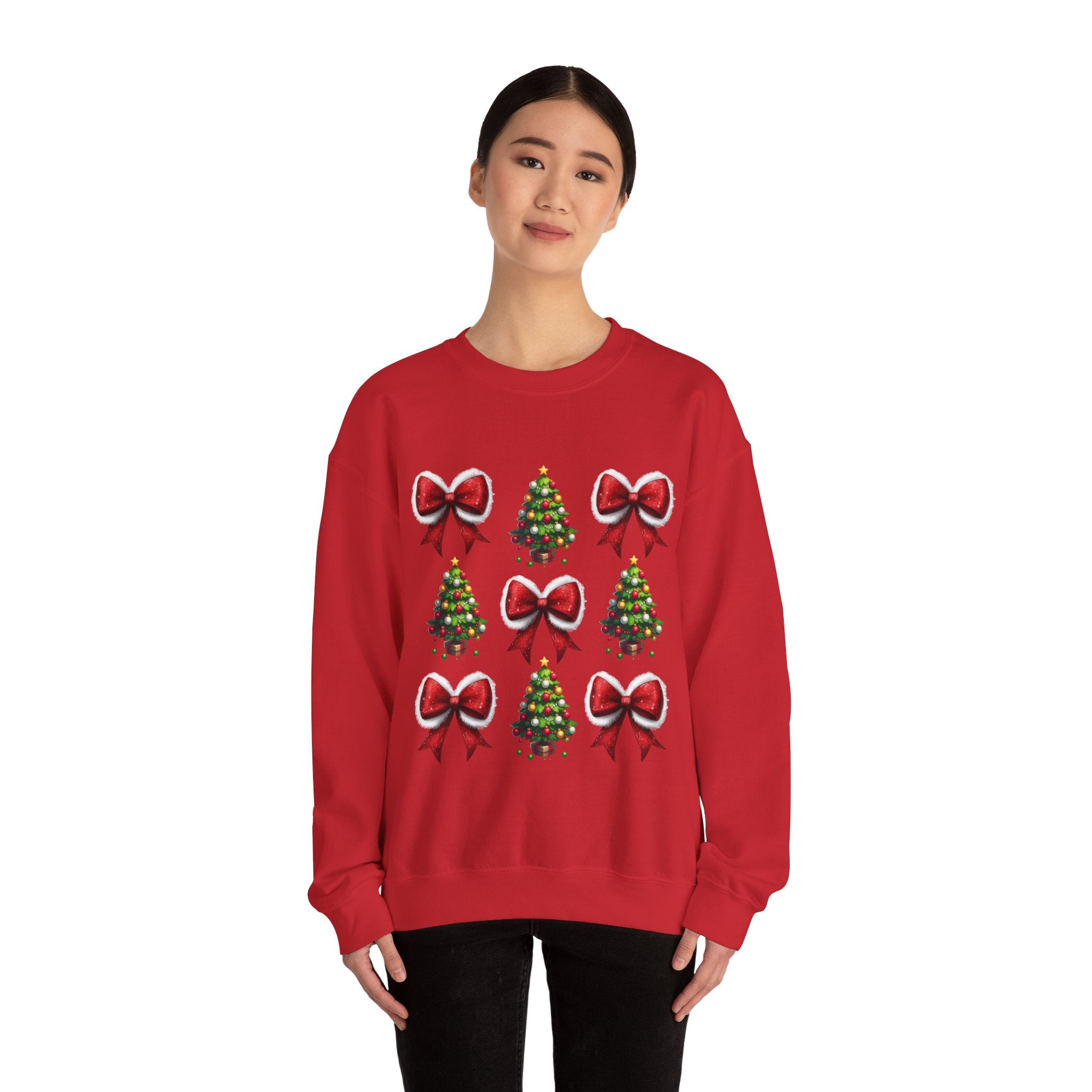 Unisex Festive Holiday Crewneck Sweatshirt for Cozy Celebrations, Christmas Sweatshirt, Winter Apparel, Gift for Her, Gift for him,Holiday Style