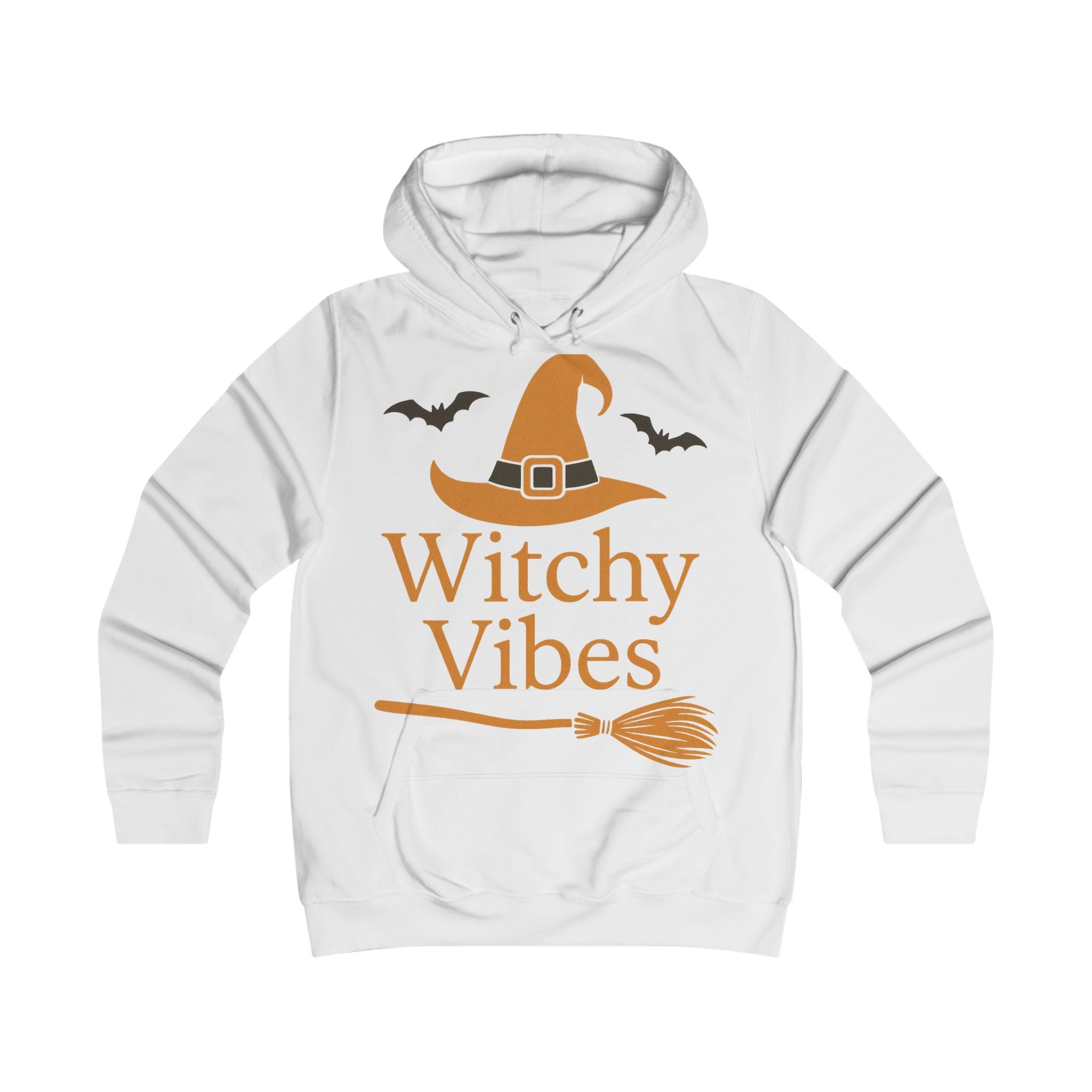 Witchy Vibes Hoodie, Cozy Halloween Sweatshirt, Perfect for Fall Festivities, Cute Witch Apparel, Spooky Season Clothing