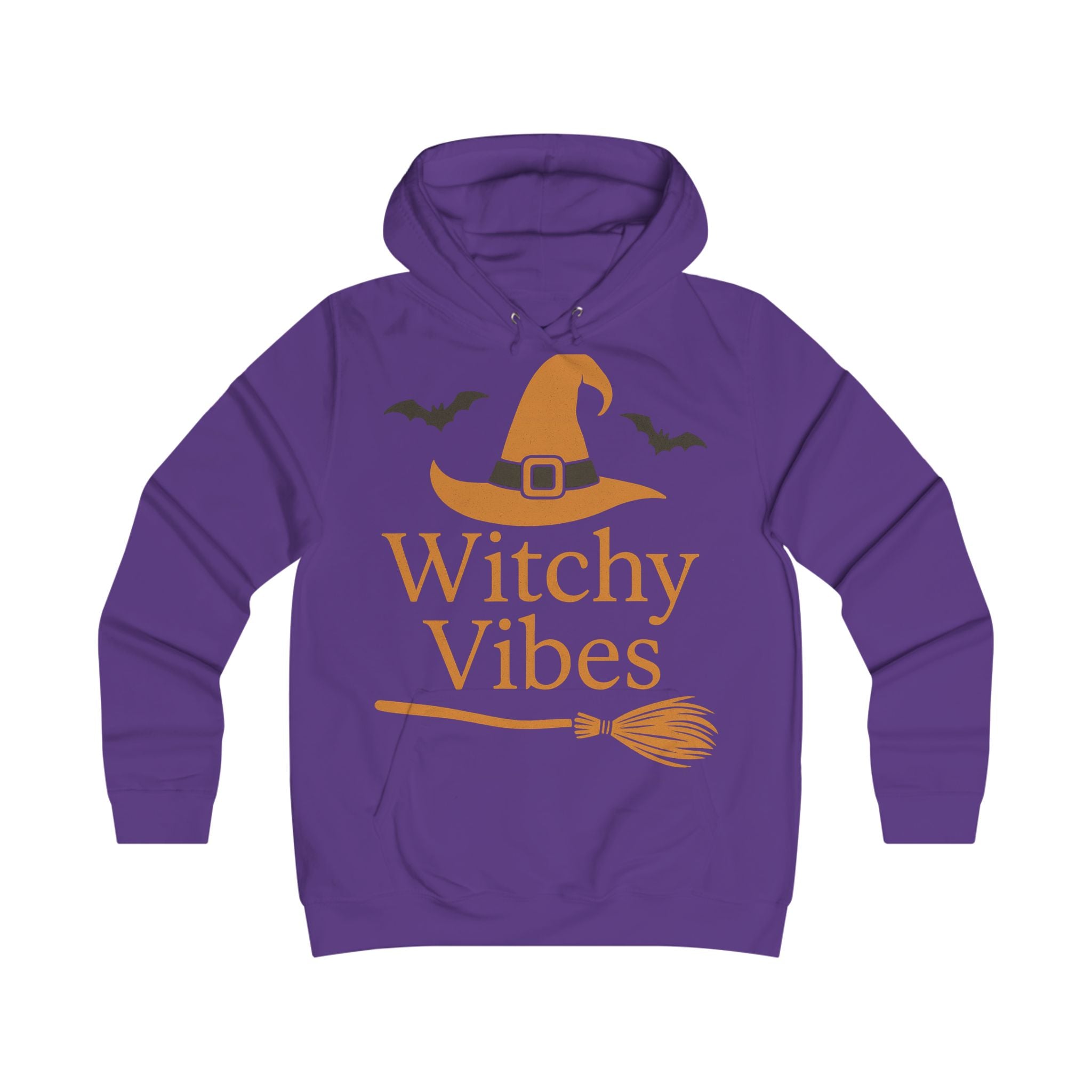 Witchy Vibes Hoodie, Cozy Halloween Sweatshirt, Perfect for Fall Festivities, Cute Witch Apparel, Spooky Season Clothing
