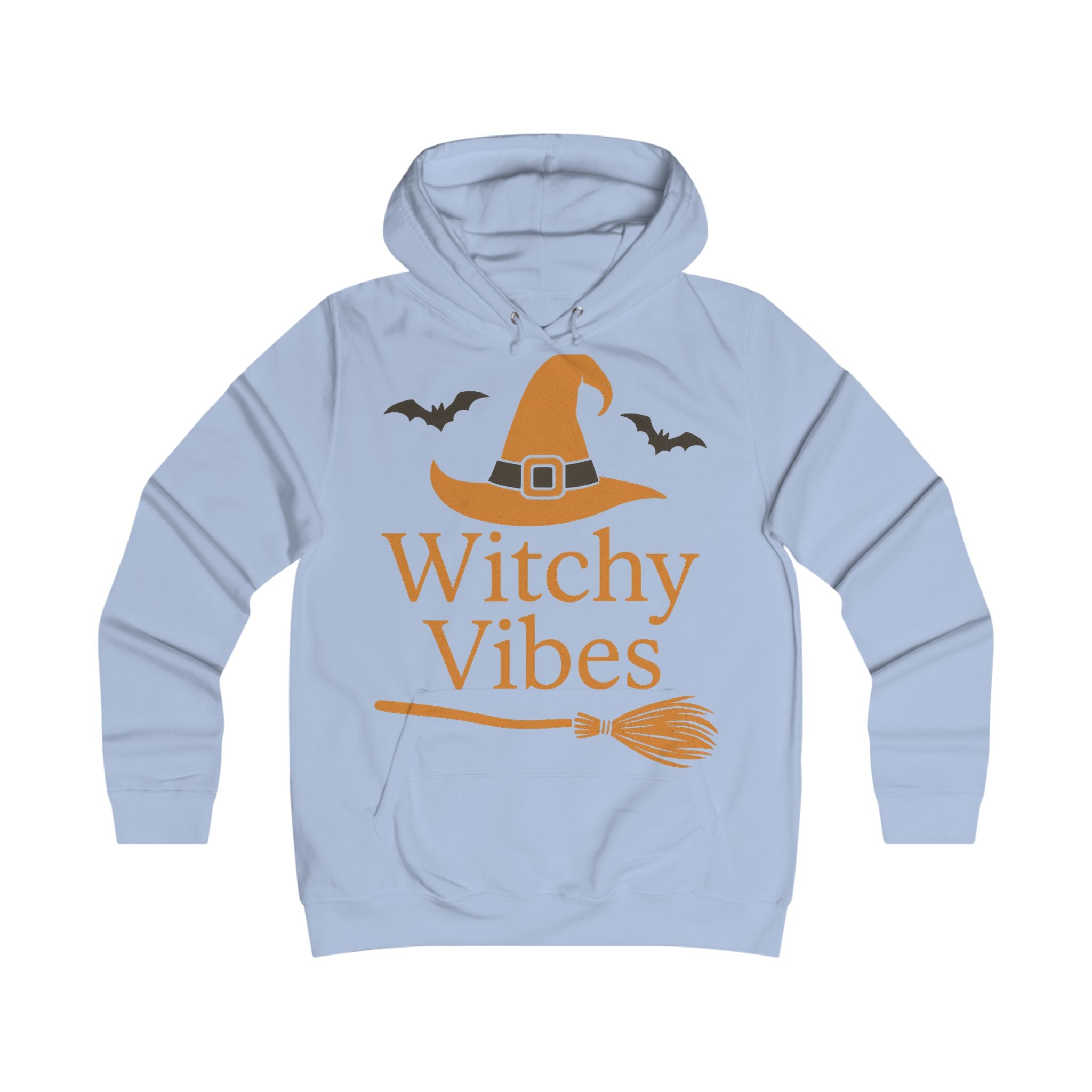 Witchy Vibes Hoodie, Cozy Halloween Sweatshirt, Perfect for Fall Festivities, Cute Witch Apparel, Spooky Season Clothing