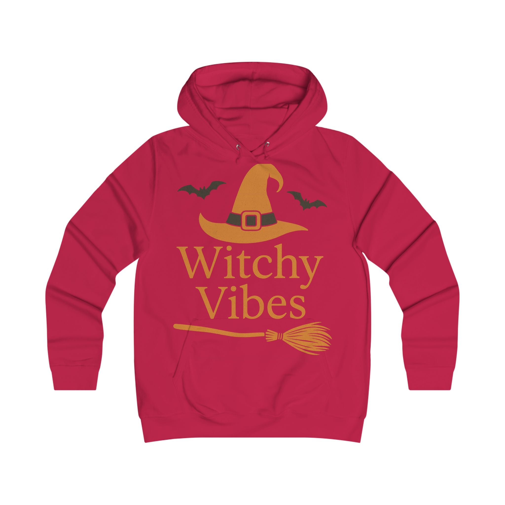 Witchy Vibes Hoodie, Cozy Halloween Sweatshirt, Perfect for Fall Festivities, Cute Witch Apparel, Spooky Season Clothing