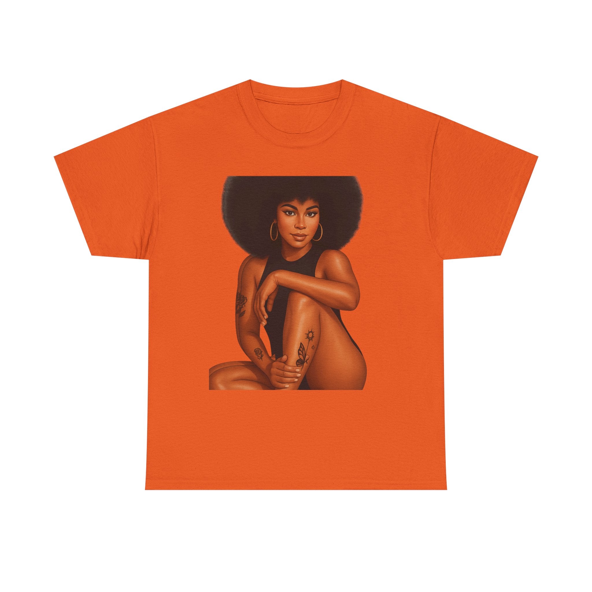 Empowering Art Tee - Celebrate Self-Love, Black History, Feminism, Body Positivity, Unisex Heavy Cotton Shirt