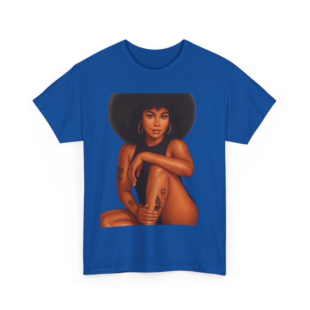 Empowering Art Tee - Celebrate Self-Love, Black History, Feminism, Body Positivity, Unisex Heavy Cotton Shirt