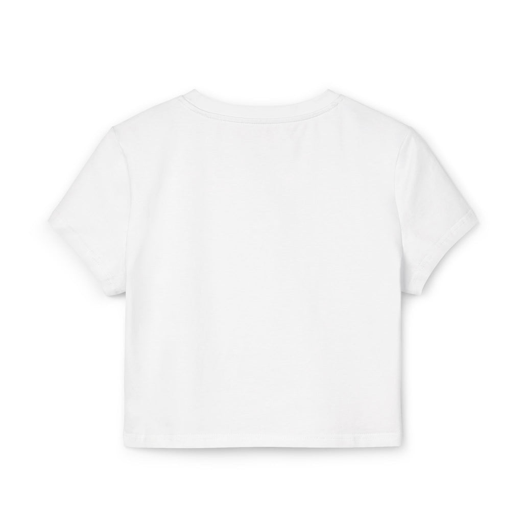 Stylish Ghost Women's Baby Tee, Cute Crop Top, Halloween Apparel, Trendy Aesthetic Shirt, Gift for Teens, Everyday Fashion