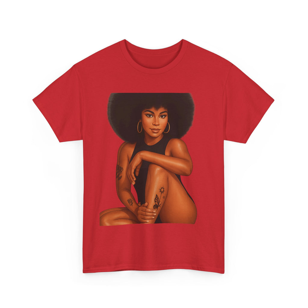 Empowering Art Tee - Celebrate Self-Love, Black History, Feminism, Body Positivity, Unisex Heavy Cotton Shirt