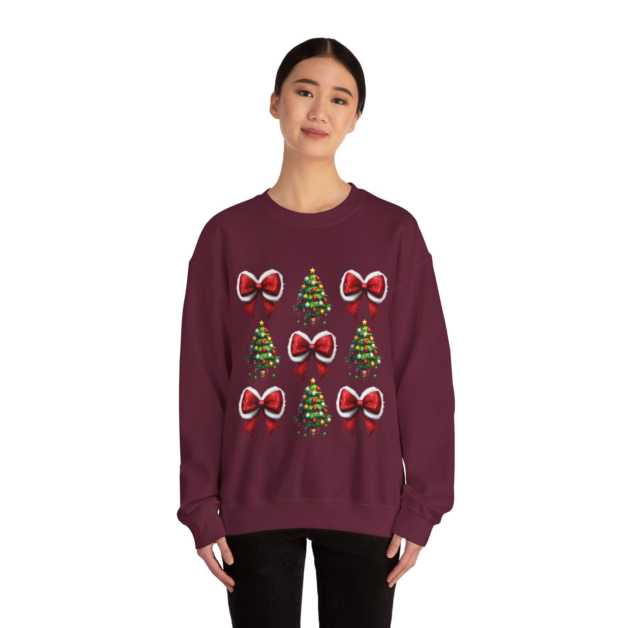Unisex Festive Holiday Crewneck Sweatshirt for Cozy Celebrations, Christmas Sweatshirt, Winter Apparel, Gift for Her, Gift for him,Holiday Style