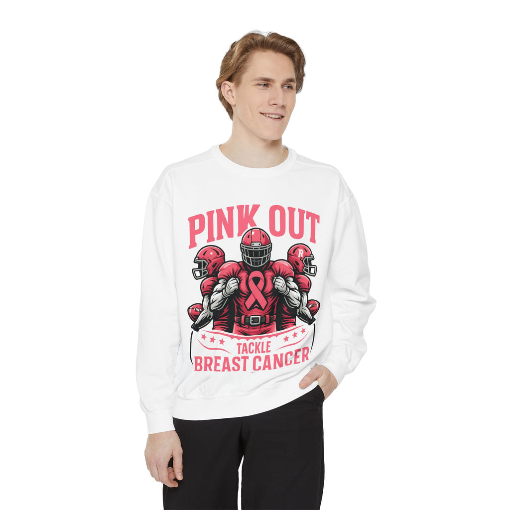 Breast Cancer Awareness Sweatshirt, Pink Out Tackle Breast Cancer Unisex Sweatshirt, Fundraising Apparel, Charitable Wear, Sports Fan [...]