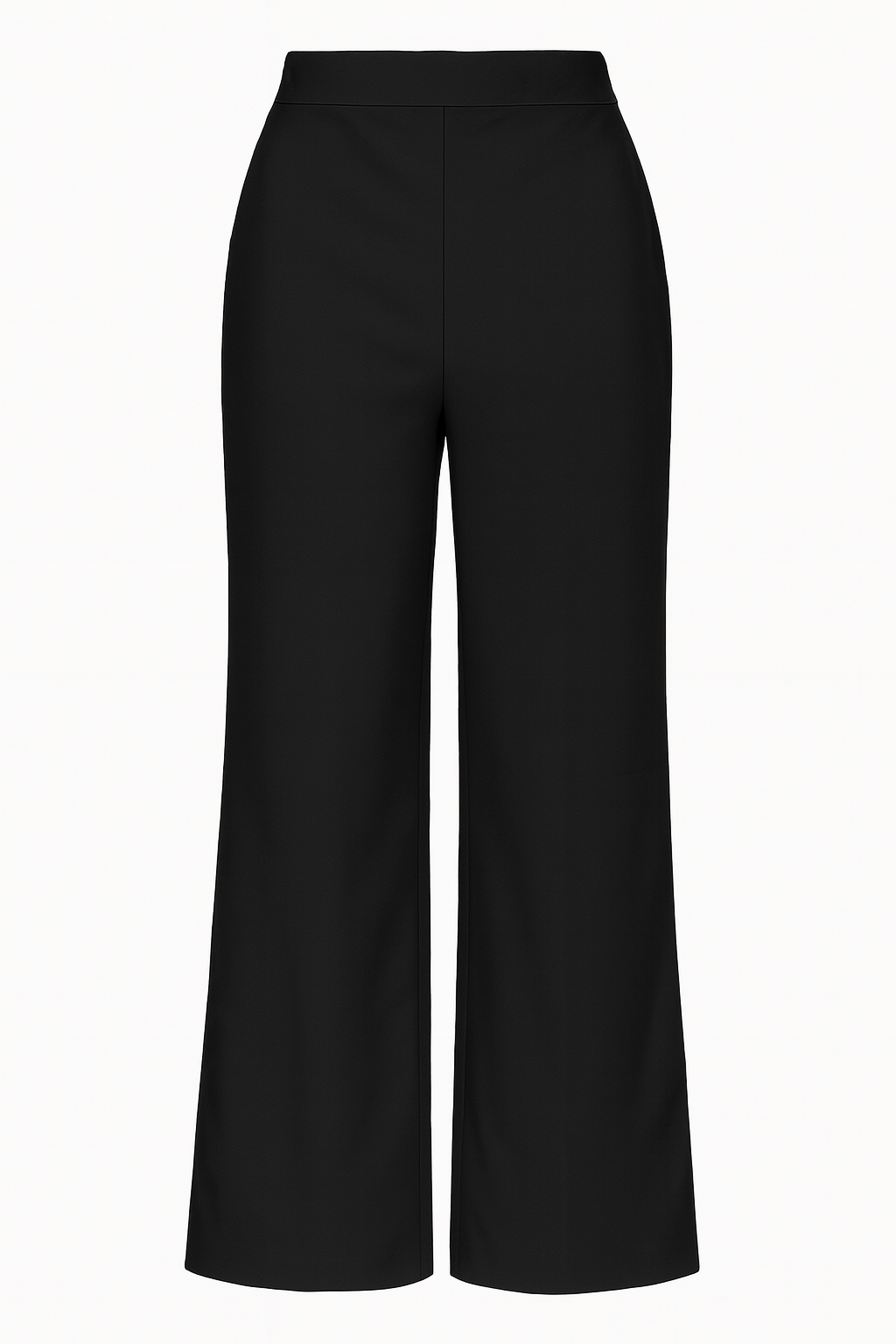 Elegant High-Waist Wide-Leg Pleated Trousers for Women | Luxury Flow Pants | M–3XL