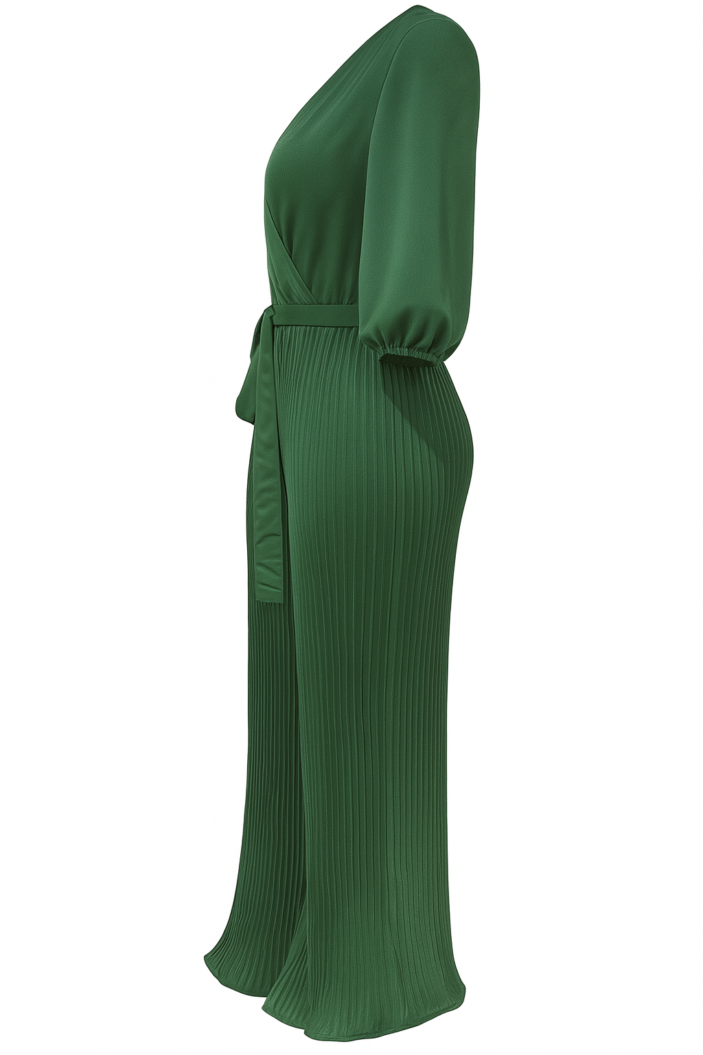 Elegant Pleated Wide-Leg Jumpsuit for Women | L–3XL | Luxury One-Piece Outfit