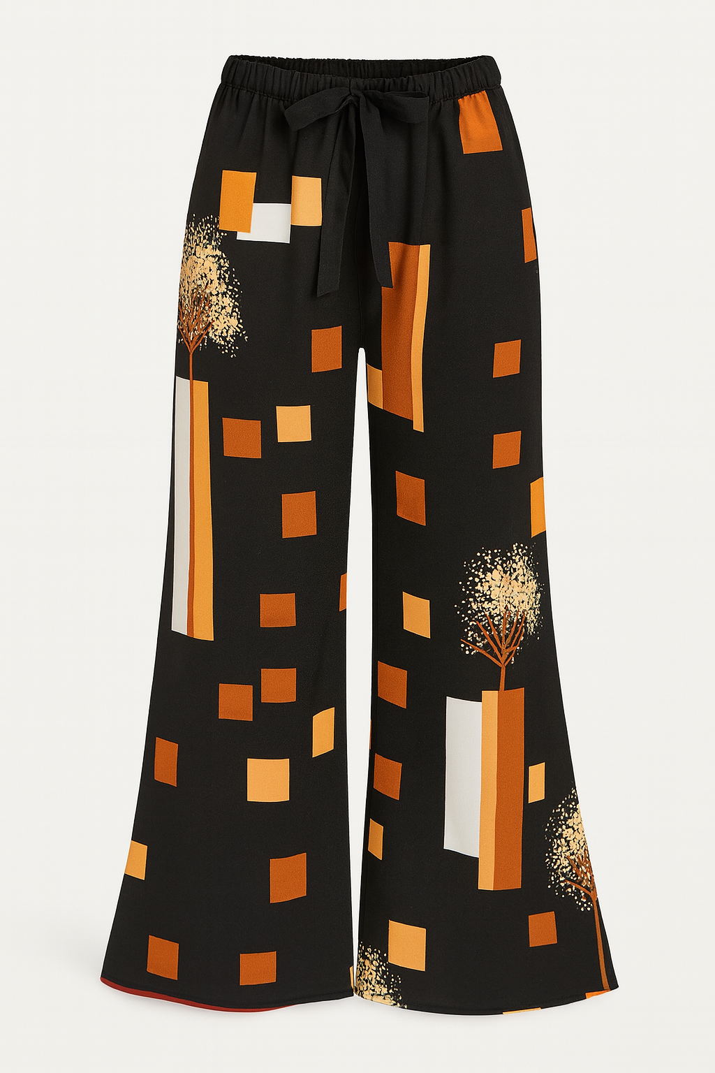 HLD Women’s Crepe Palazzo Pants – Chic & Comfortable Fit