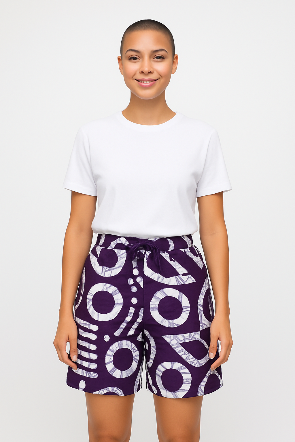 100% Cotton African Print Shorts | Bold Ankara Summer Style | Unisex Comfort Wear