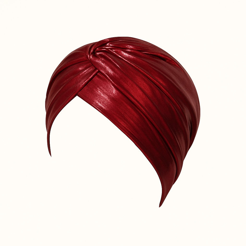 “Women’s Braided  Turban Headwrap – Luxury Ready-to-Wear Style”